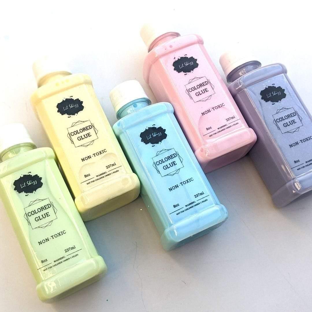 Glossy & Metallic colored Glue 8oz - lil Shizz