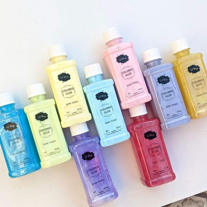 Glossy & Metallic colored Glue 8oz - lil Shizz