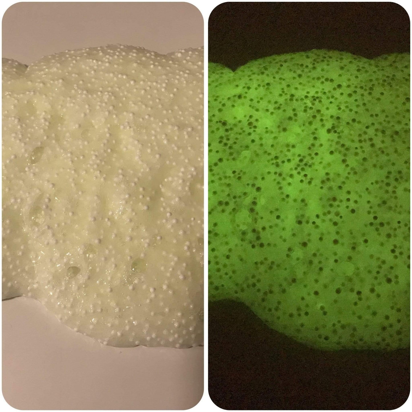 Glow in the dark floam slime - lil Shizz